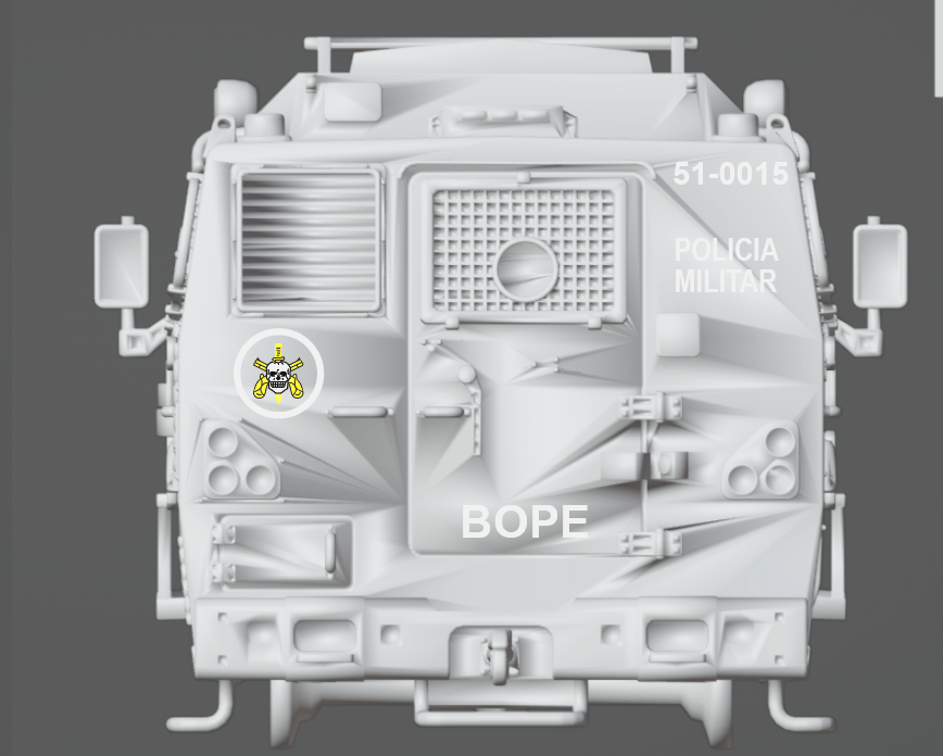 Modern Brazil, Maverick ISV APC, 15mm Decals