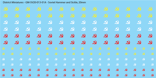 Soviet Hammer and Sickle, 20mm