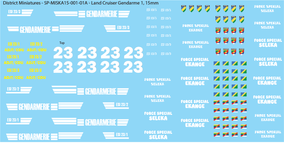 Africa - Land Cruisers (Multiple Options), 15mm