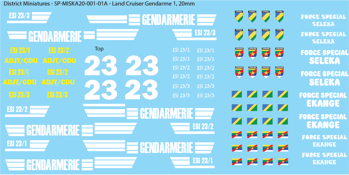 Africa - Land Cruisers (Multiple Options), 20mm