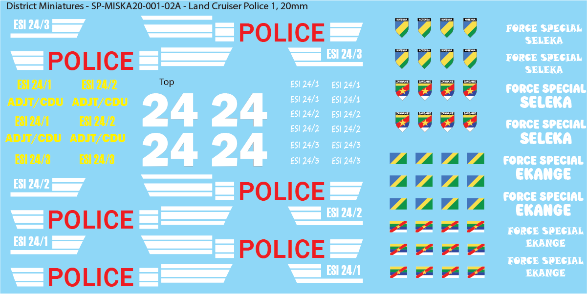 Africa - Land Cruisers (Multiple Options), 20mm