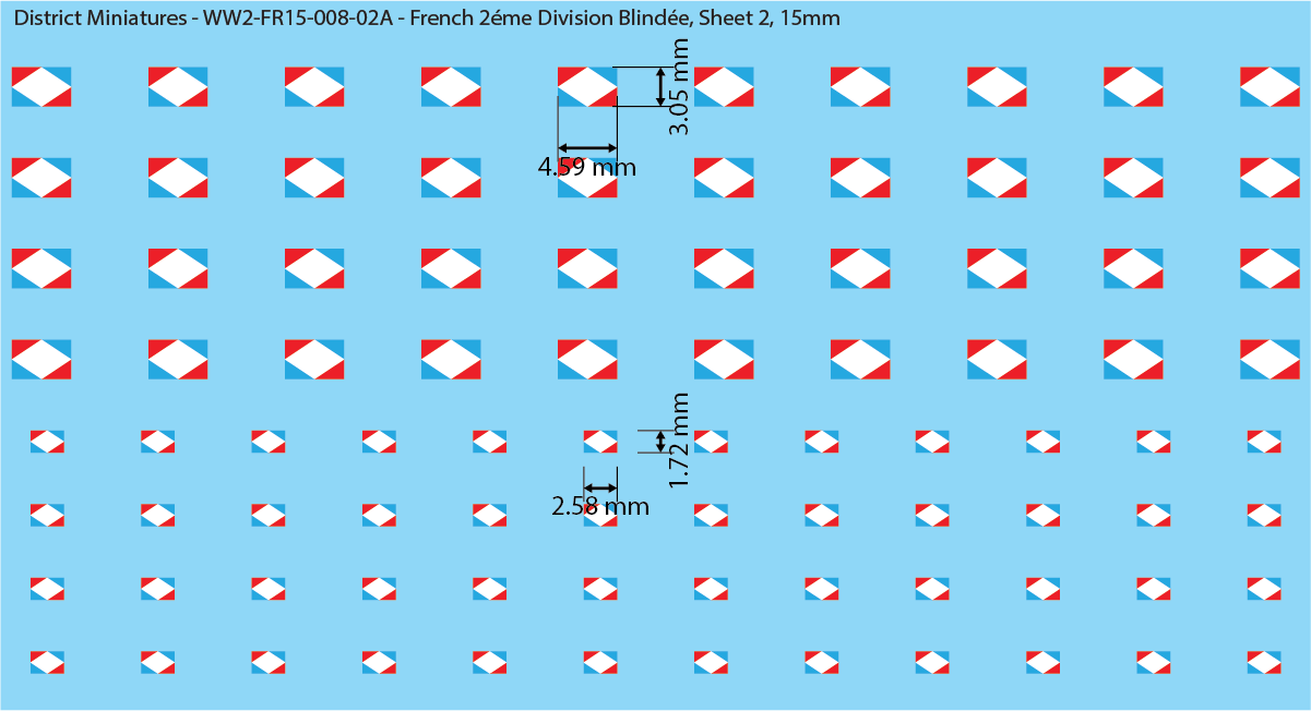 WW2 France - French 2éme Division Blindée (Multiple Options), 15mm