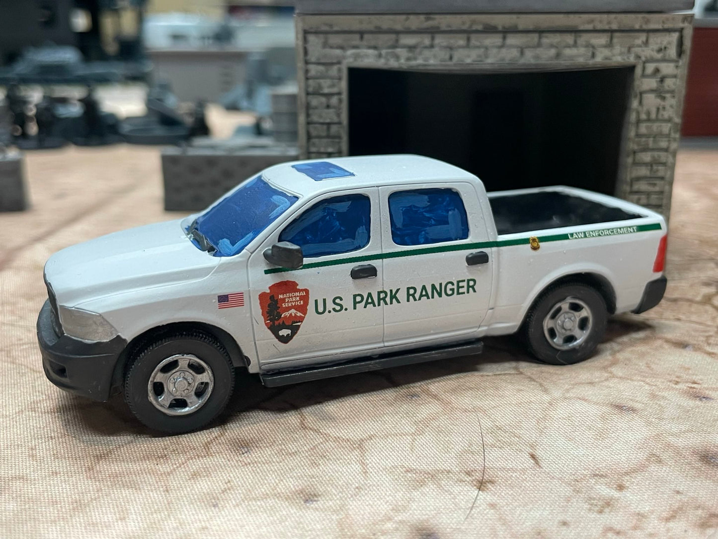 US Park Ranger Truck Decals, 15mm
