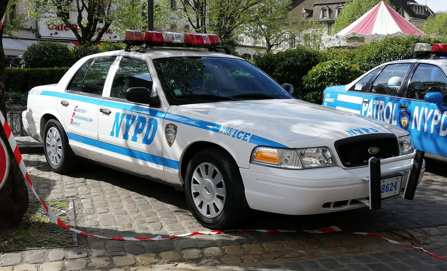 Crown Victoria Police Car Decals (Multiple Options), 20mm