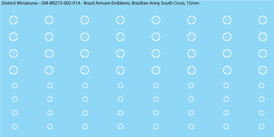 WW2 Brazil - Brazil Armor Emblems (Multiple Options), 28mm Decals