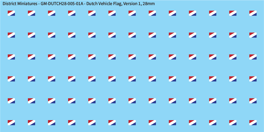 28mm WW2 Dutch – District Miniatures