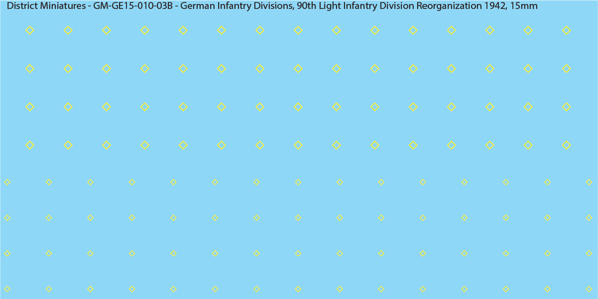 WW2 German Wehrmacht Infantry Divisions, 15mm Decals