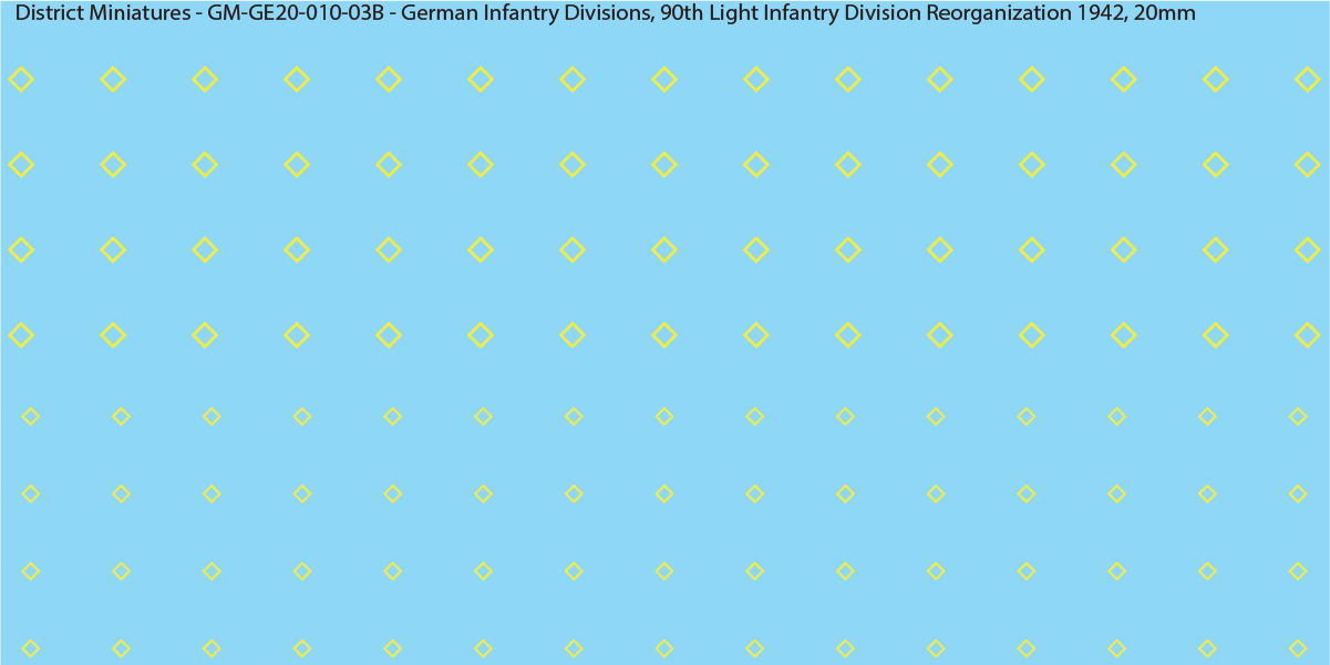 WW2 German Wehrmacht Infantry Divisions, 20mm Decals