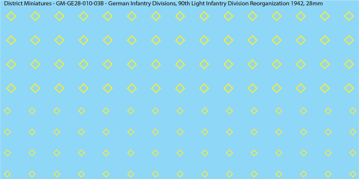WW2 German Wehrmacht Infantry Divisions, 28mm Decals