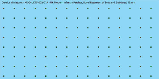 UK Modern Infantry Unit Patches (Multiple Options), 15mm