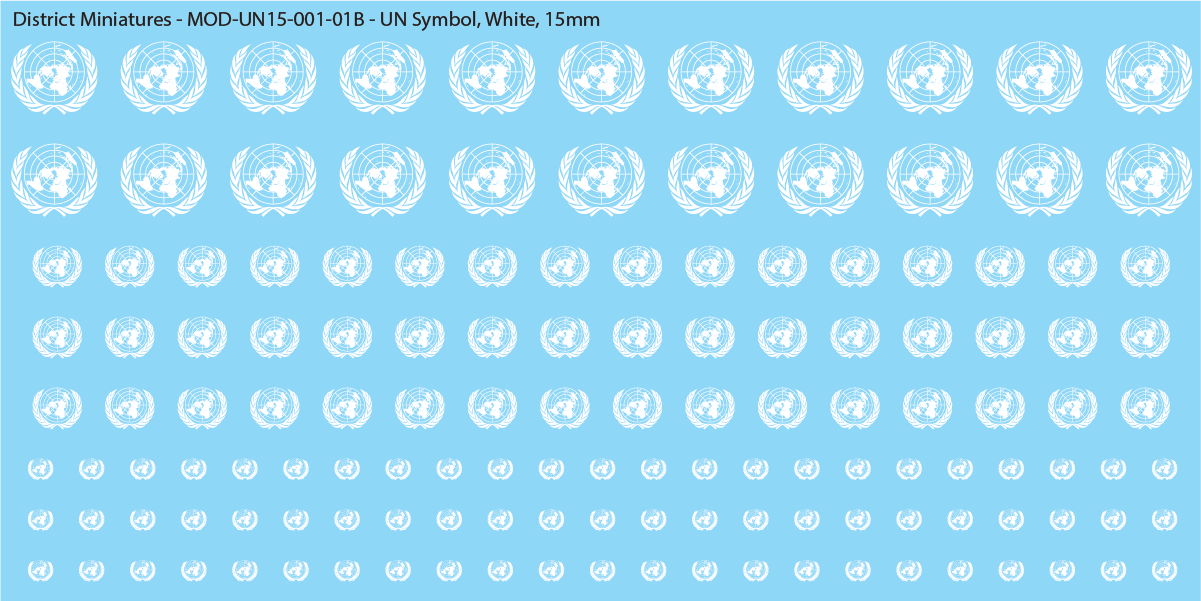 United Nations Emblem, 15mm