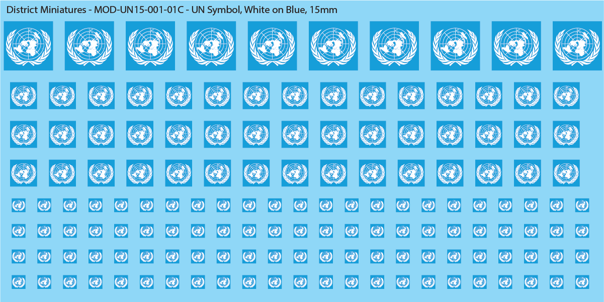 United Nations Emblem, 15mm