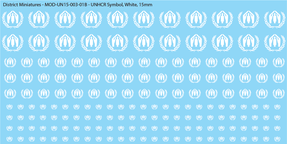 United Nations UNHCR Symbol, 15mm