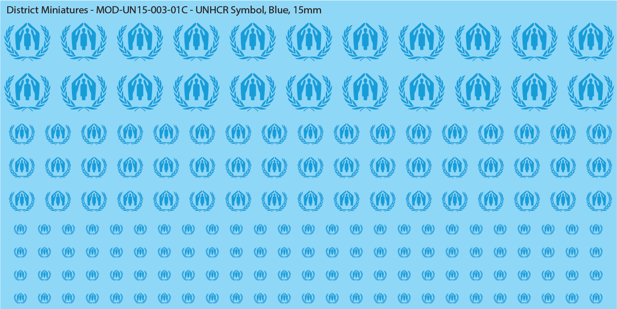 United Nations UNHCR Symbol, 15mm