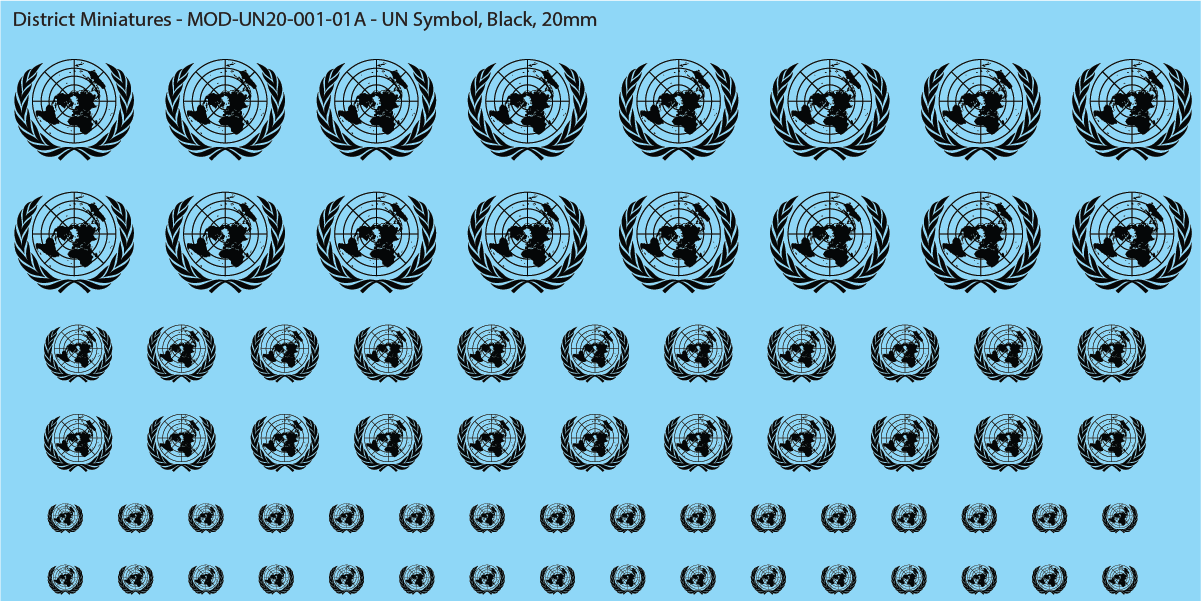 United Nations Emblem, 20mm