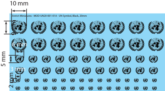 United Nations Emblem, 20mm