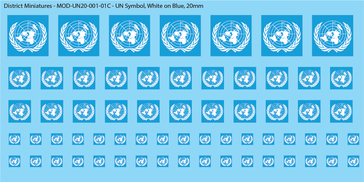 United Nations Emblem, 20mm