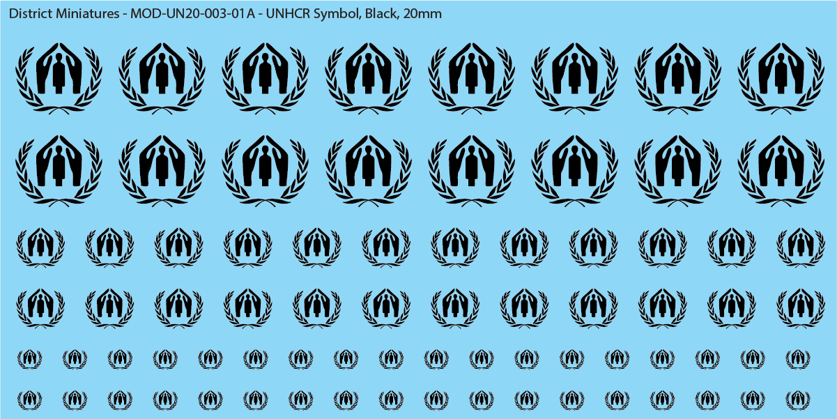 United Nations UNHCR Symbol, 20mm