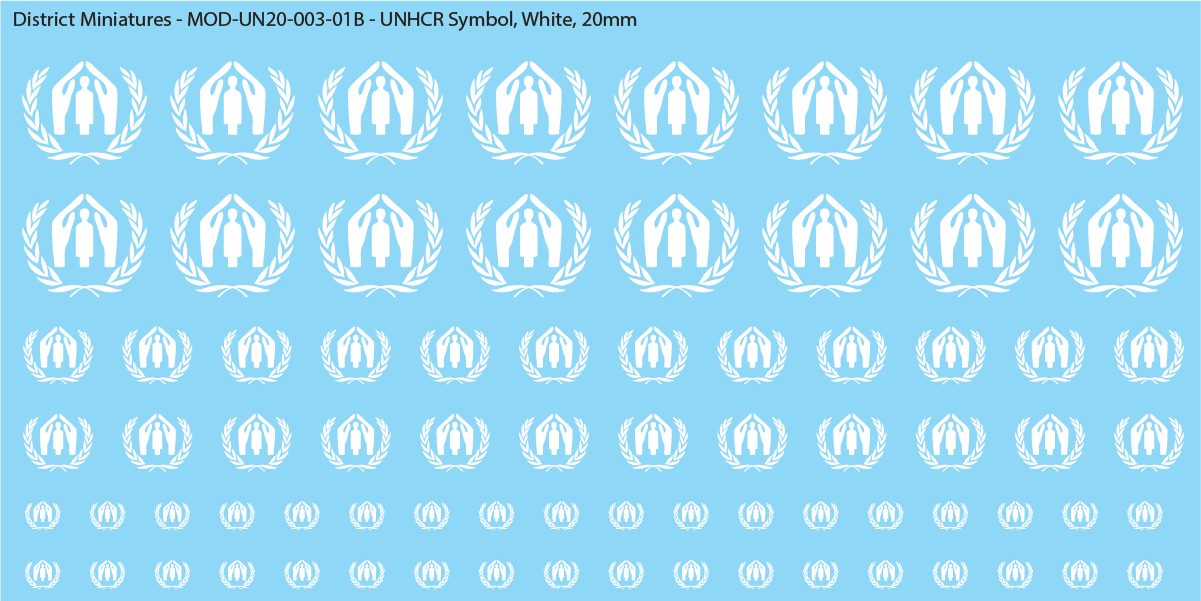 United Nations UNHCR Symbol, 20mm