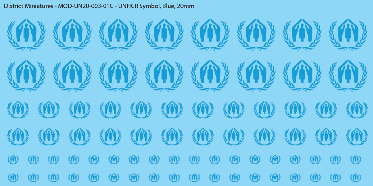 United Nations UNHCR Symbol, 20mm