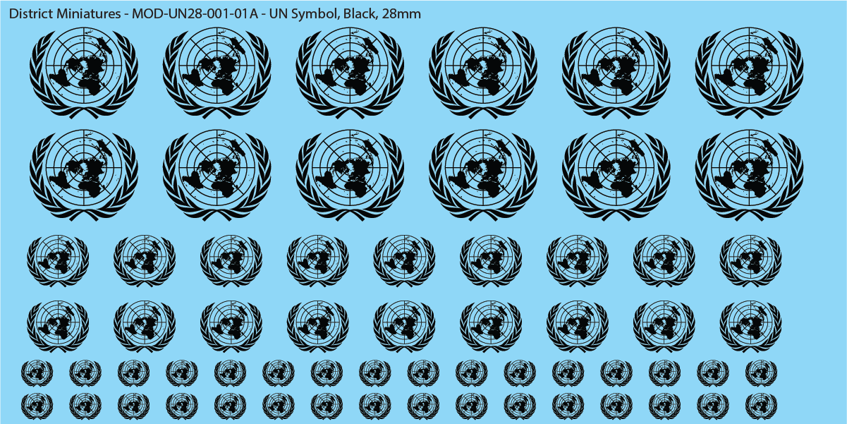 United Nations Emblem, 28mm