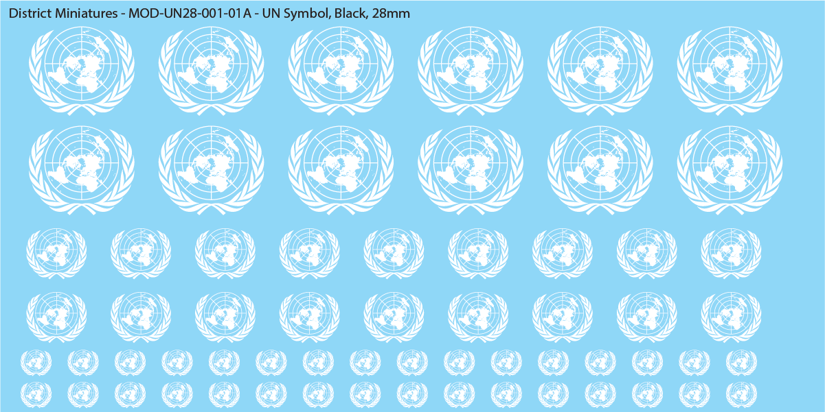 United Nations Emblem, 28mm