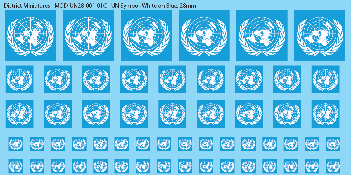 United Nations Emblem, 28mm