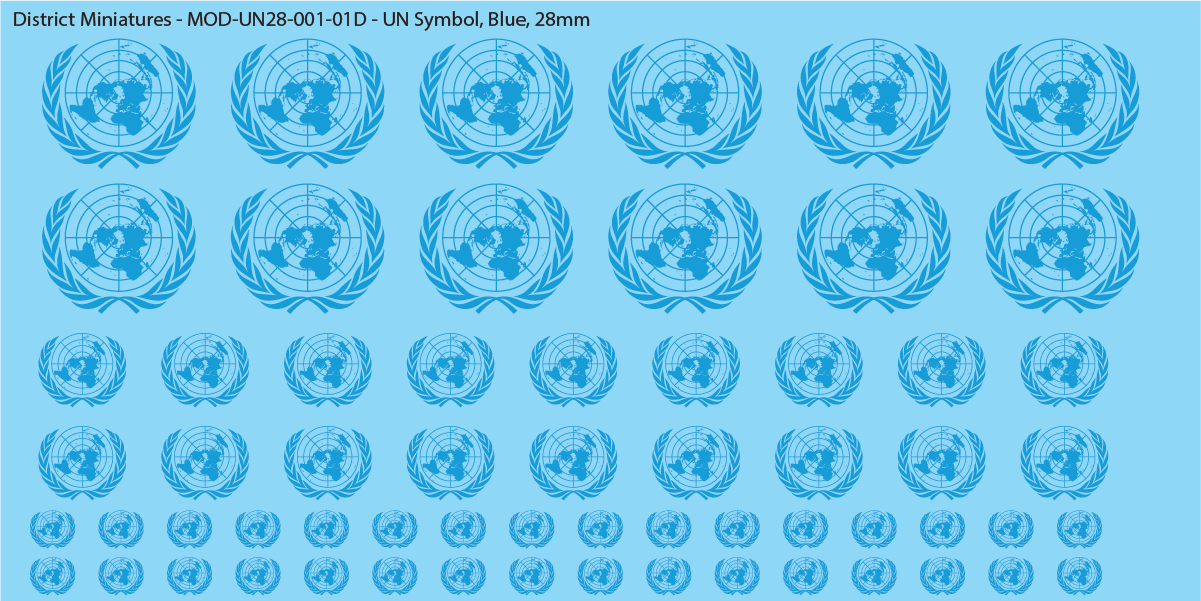 United Nations Emblem, 28mm