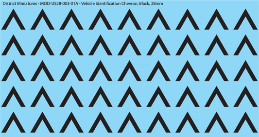 Vehicle Identification Chevron, 28mm