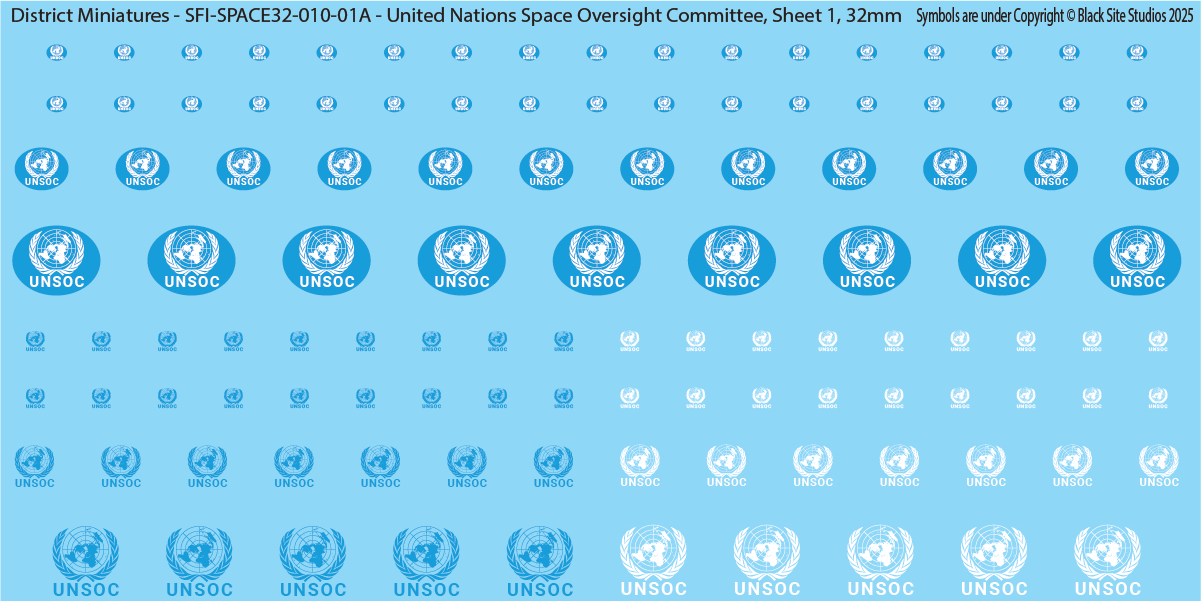 Black Site Studios, Lunar, United Nations Space Oversight Committee, 32mm