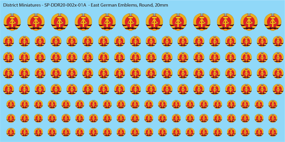 East German Emblem, 20mm