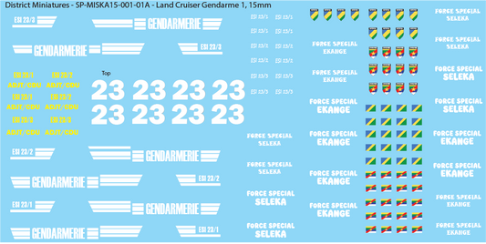 Africa - Land Cruisers (Multiple Options), 15mm