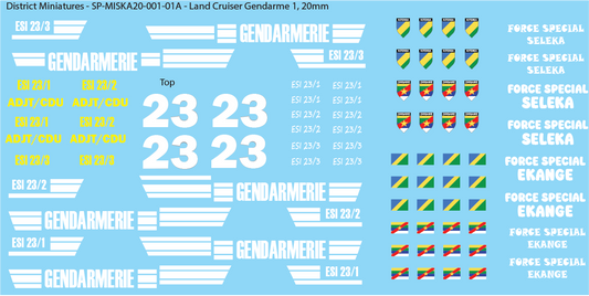 Africa - Land Cruisers (Multiple Options), 20mm