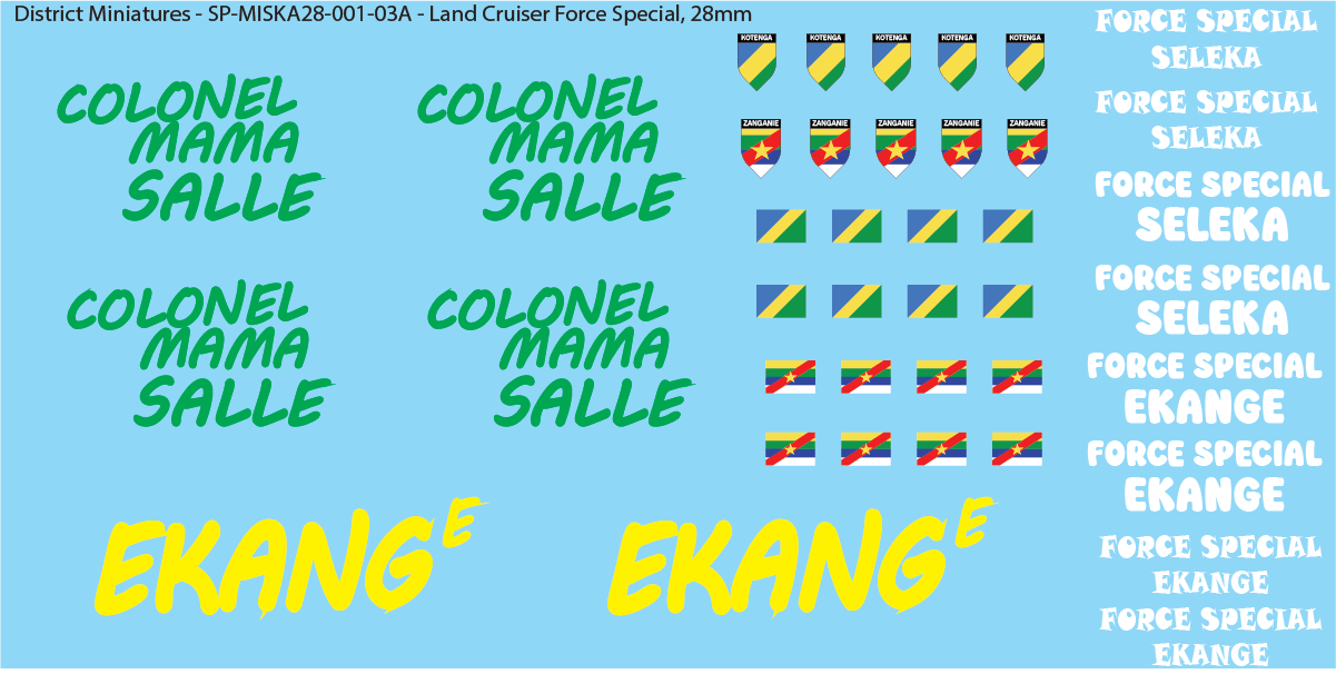Africa - Land Cruisers (Multiple Options), 28mm