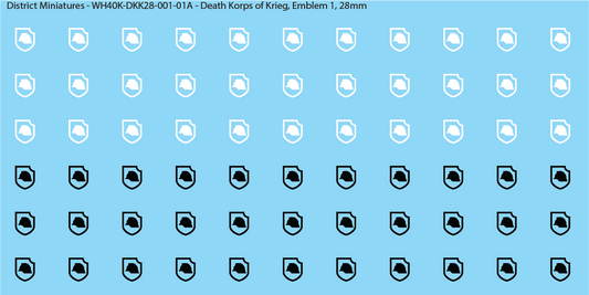 Death Korps of Krieg Emblem, 28mm