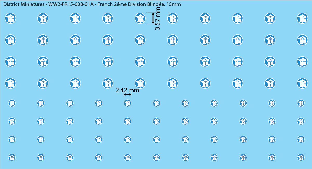 WW2 France - French 2éme Division Blindée (Multiple Options), 15mm