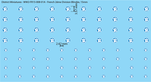 WW2 France - French 2éme Division Blindée (Multiple Options), 15mm