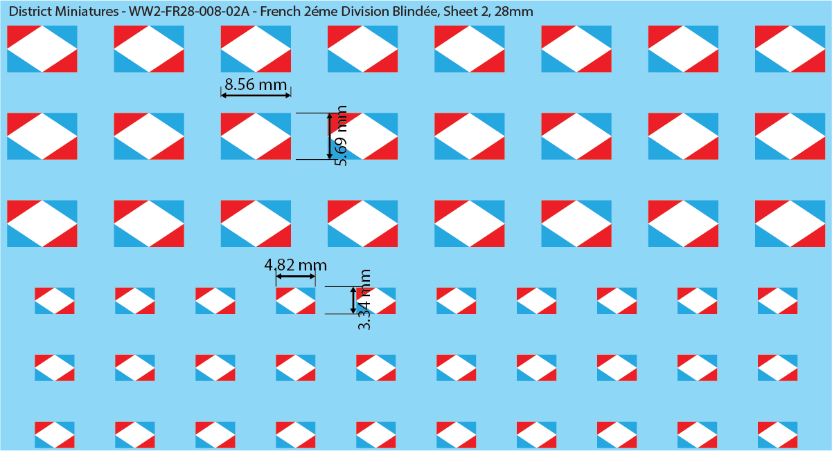 WW2 France - French 2éme Division Blindée (Multiple Options), 28mm