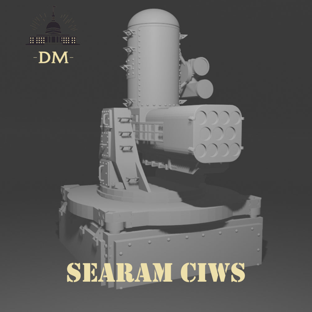 Phalanx and SeaRAM CIWS STL