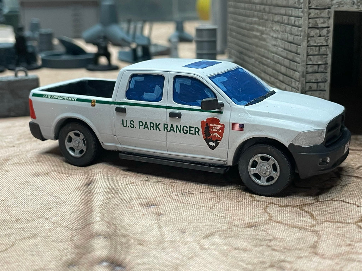 Park Ranger Bike Frame Sticker US Park Ranger Truck Decals, 28mm – District Miniatures